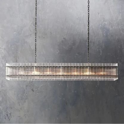 Machini Rectangular Chandelier 72"-Fullstarlighting