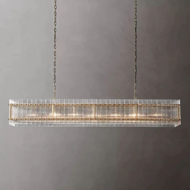 Machini Rectangular Chandelier 72"-Fullstarlighting