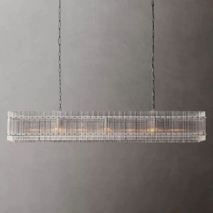 Machini Rectangular Chandelier 72"-Fullstarlighting