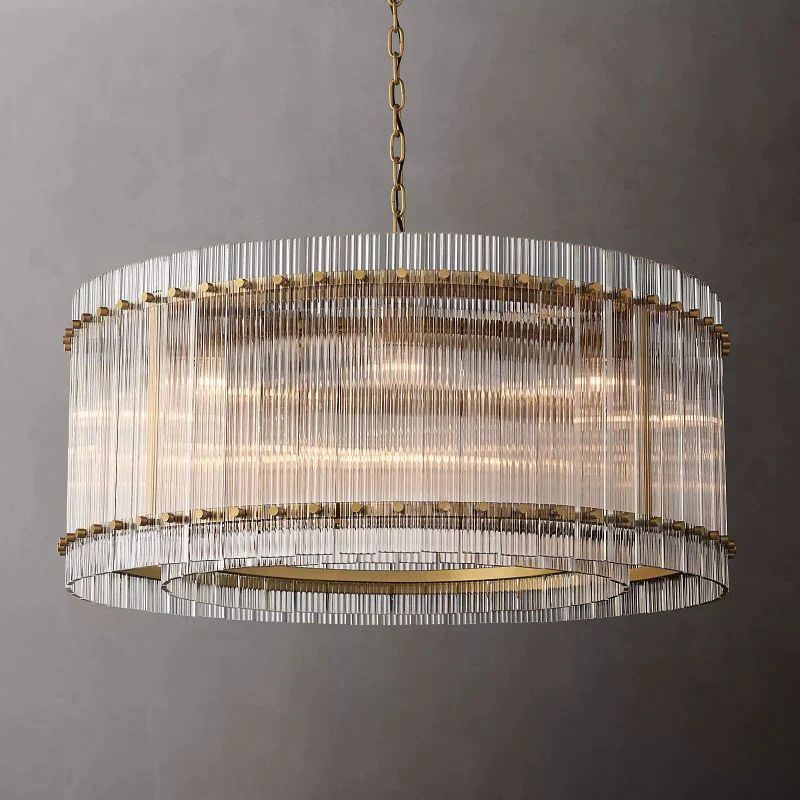Sennie Round Chandelier 37''-Fullstarlighting