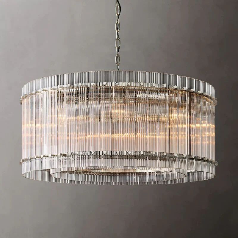 Sennie Round Chandelier 37''-Fullstarlighting