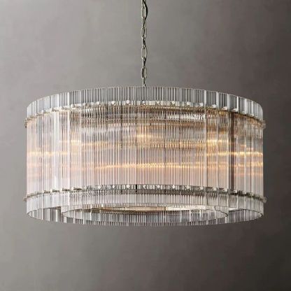 Sennie Round Chandelier 37''-Fullstarlighting