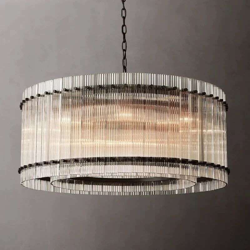 Sennie Round Chandelier 37''-Fullstarlighting