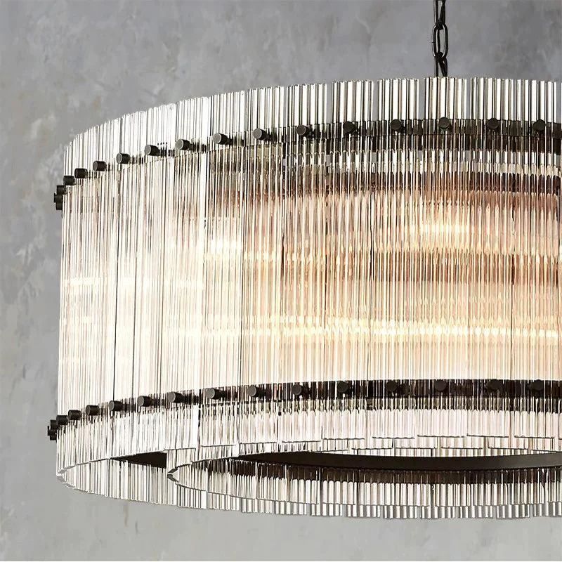 Sennie Round Chandelier 37''-Fullstarlighting