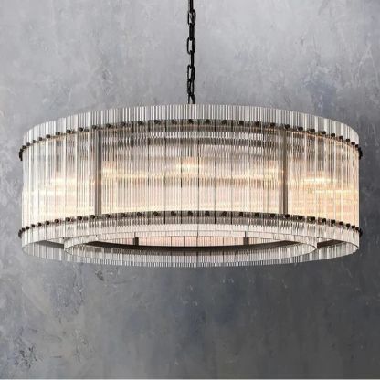 Sennie Round Chandelier 48"-Fullstarlighting