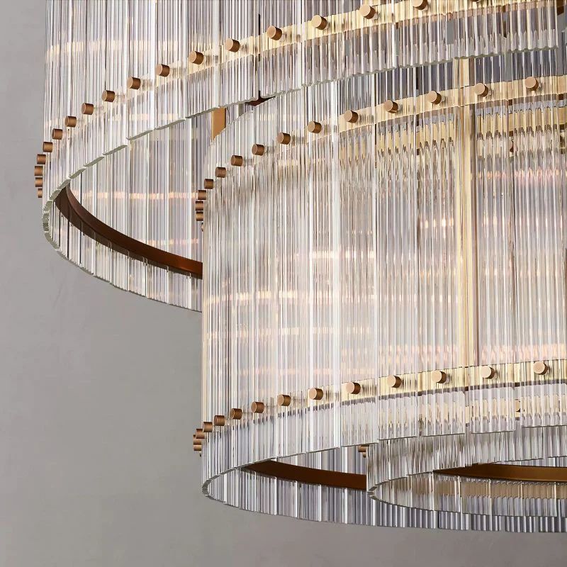 Machini Two-Tier Luxury Round Chandelier 60"-Fullstarlighting