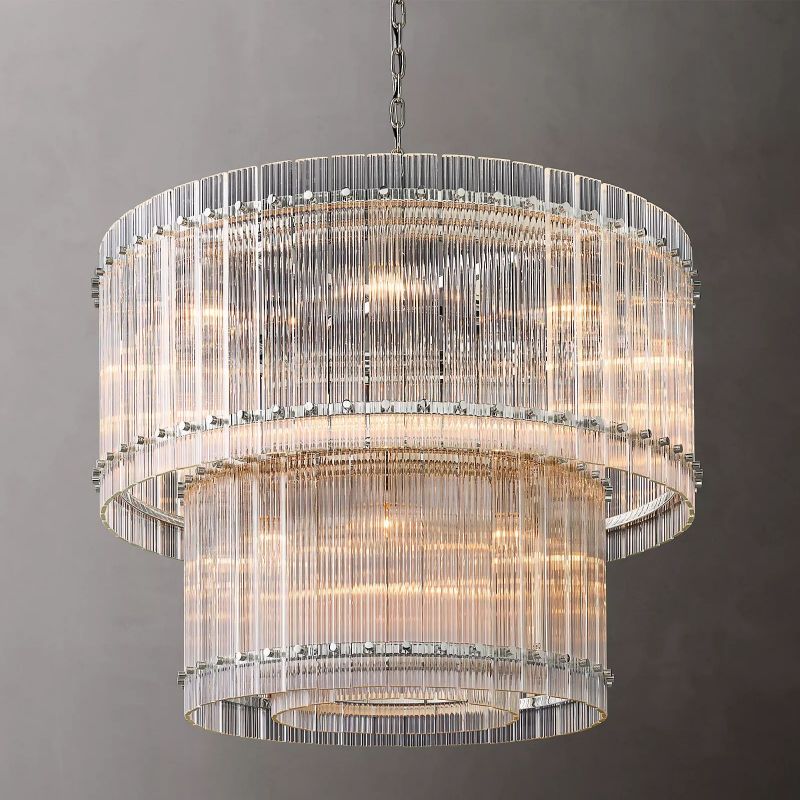 Mara Two-Tier Luxury Round Chandelier 37''-Fullstarlighting