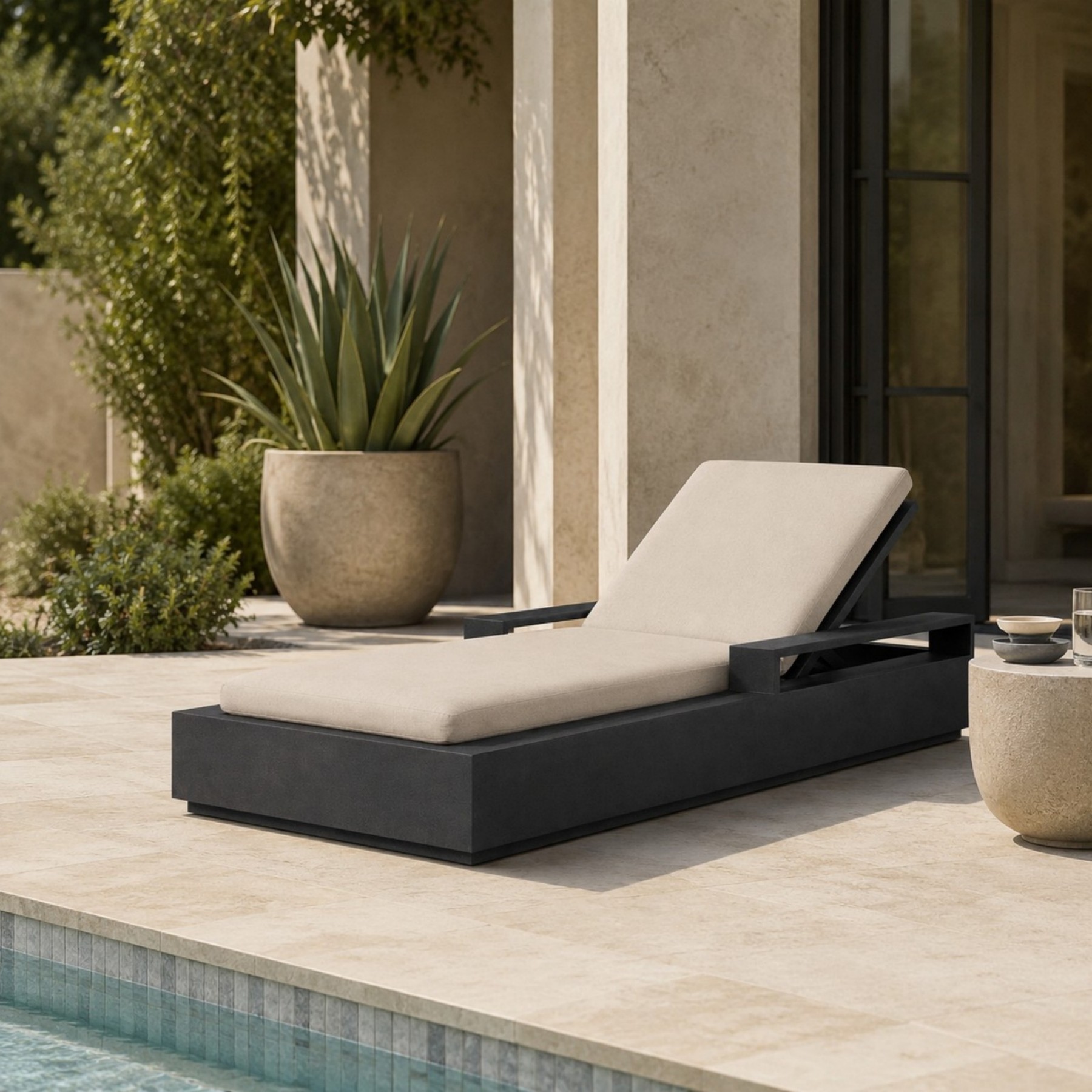 Mardell Aluminum Adjustable Chaise-Fullstarlighting