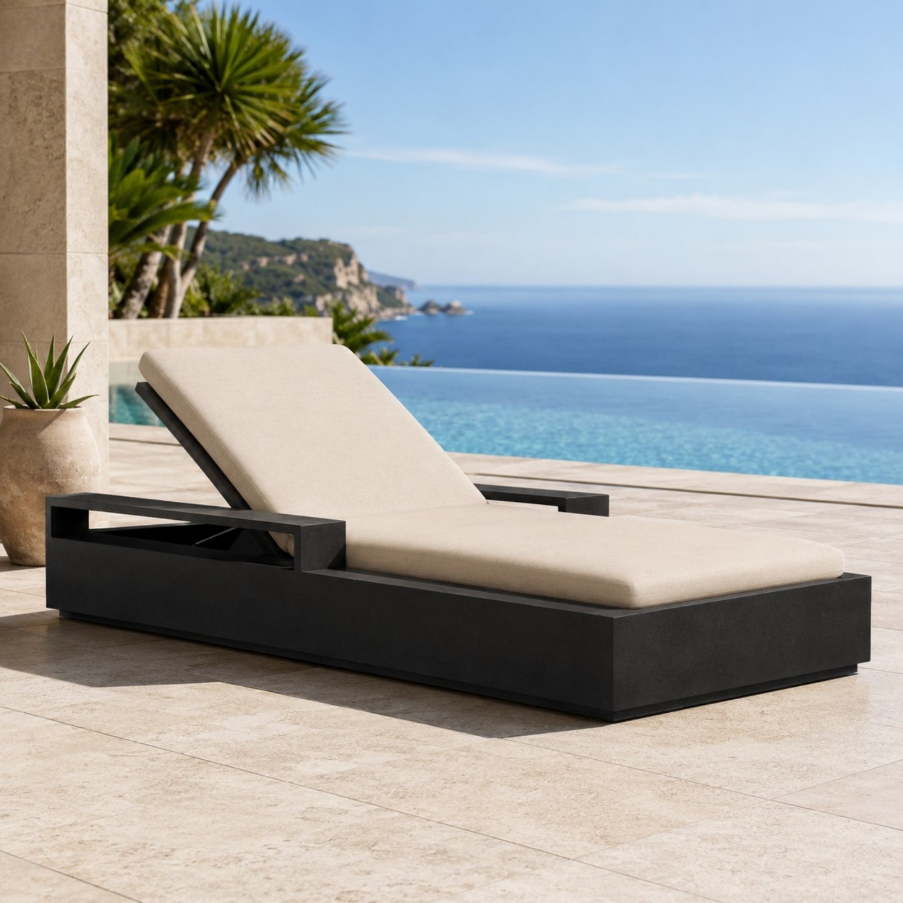 Mardell Aluminum Adjustable Chaise-Fullstarlighting