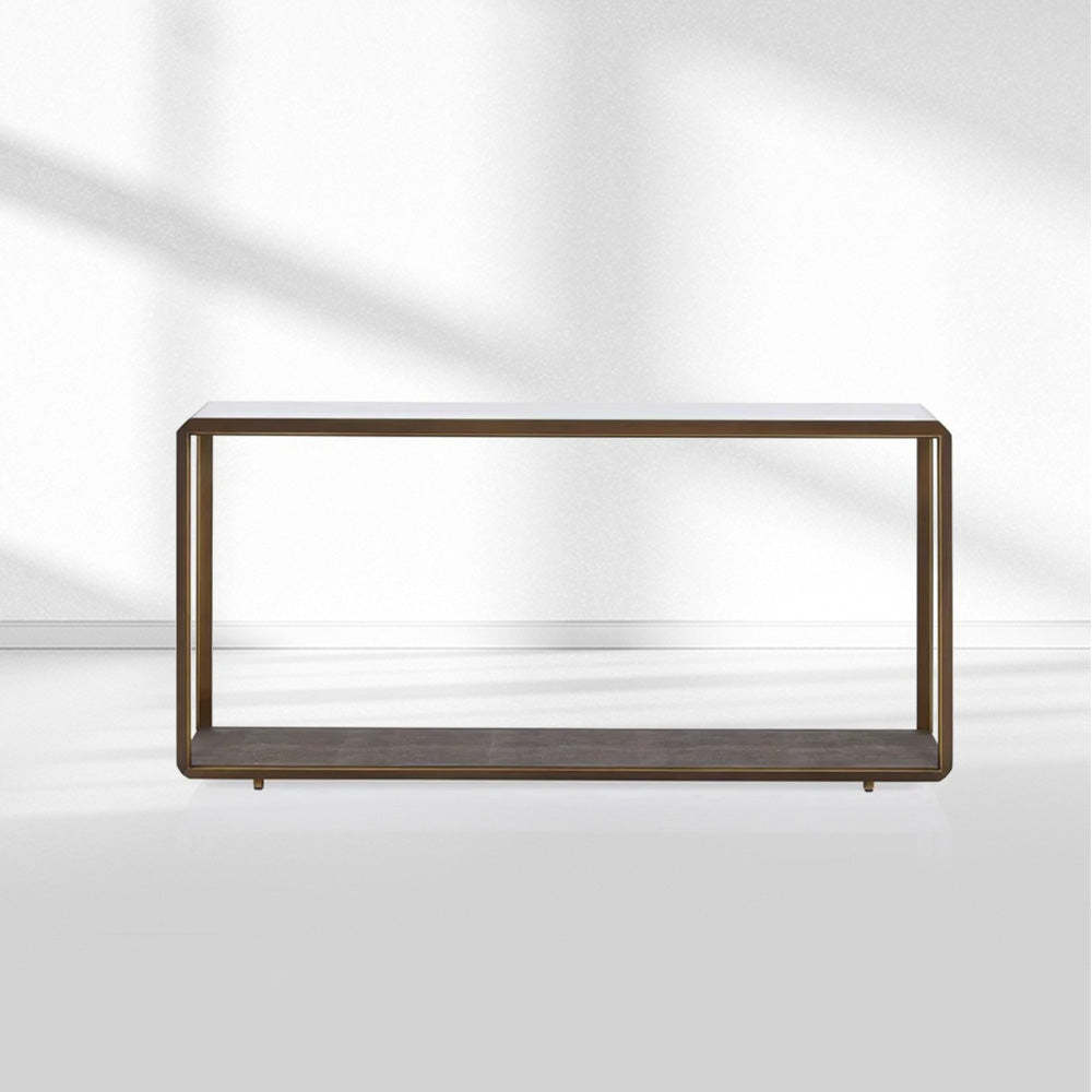 Max Glass Console Table-Fullstarlighting