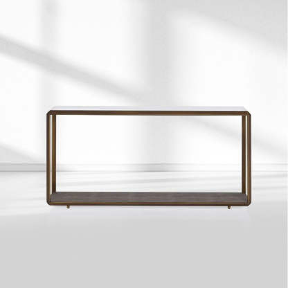 Max Glass Console Table-Fullstarlighting