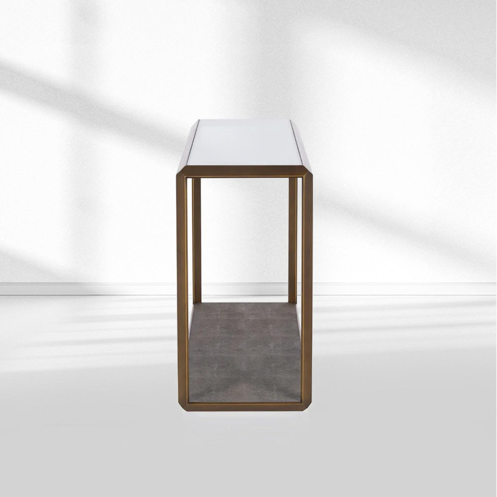Max Glass Console Table-Fullstarlighting