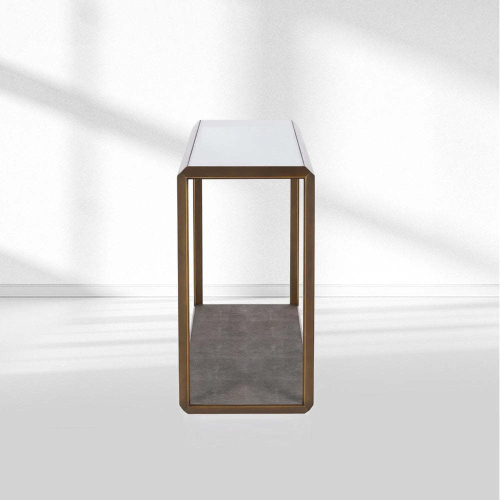Max Glass Console Table-Fullstarlighting