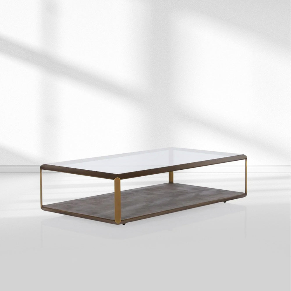 Max Glass Coffee Table-Fullstarlighting