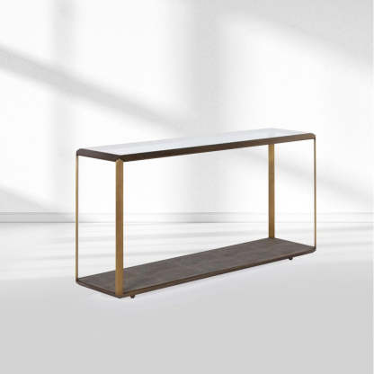 Max Glass Console Table-Fullstarlighting