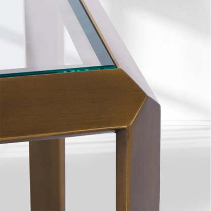 Max Glass Console Table-Fullstarlighting
