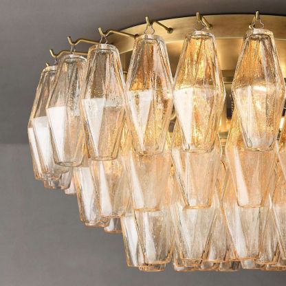 Merry Clear Glass Flushmount 22‘’-Fullstarlighting