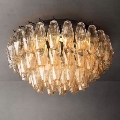 Merry Clear Glass Flushmount 22‘’-Fullstarlighting
