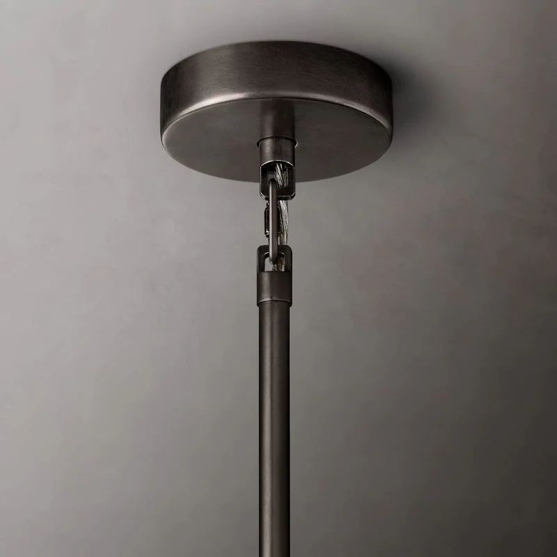 Merry Smoke Glass Square Chandelier 32''