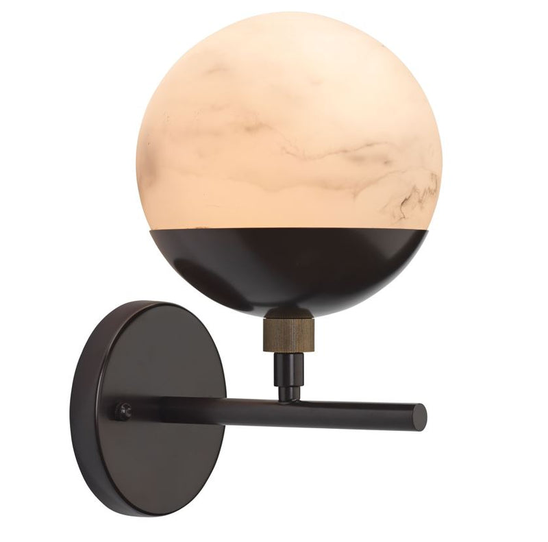 Metro Alabaster Wall Sconce-Fullstarlighting