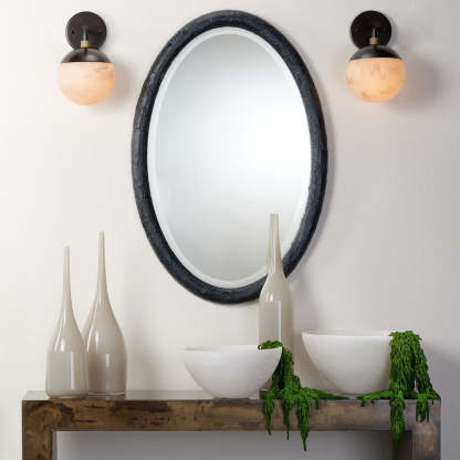 Metro Alabaster Wall Sconce-Fullstarlighting