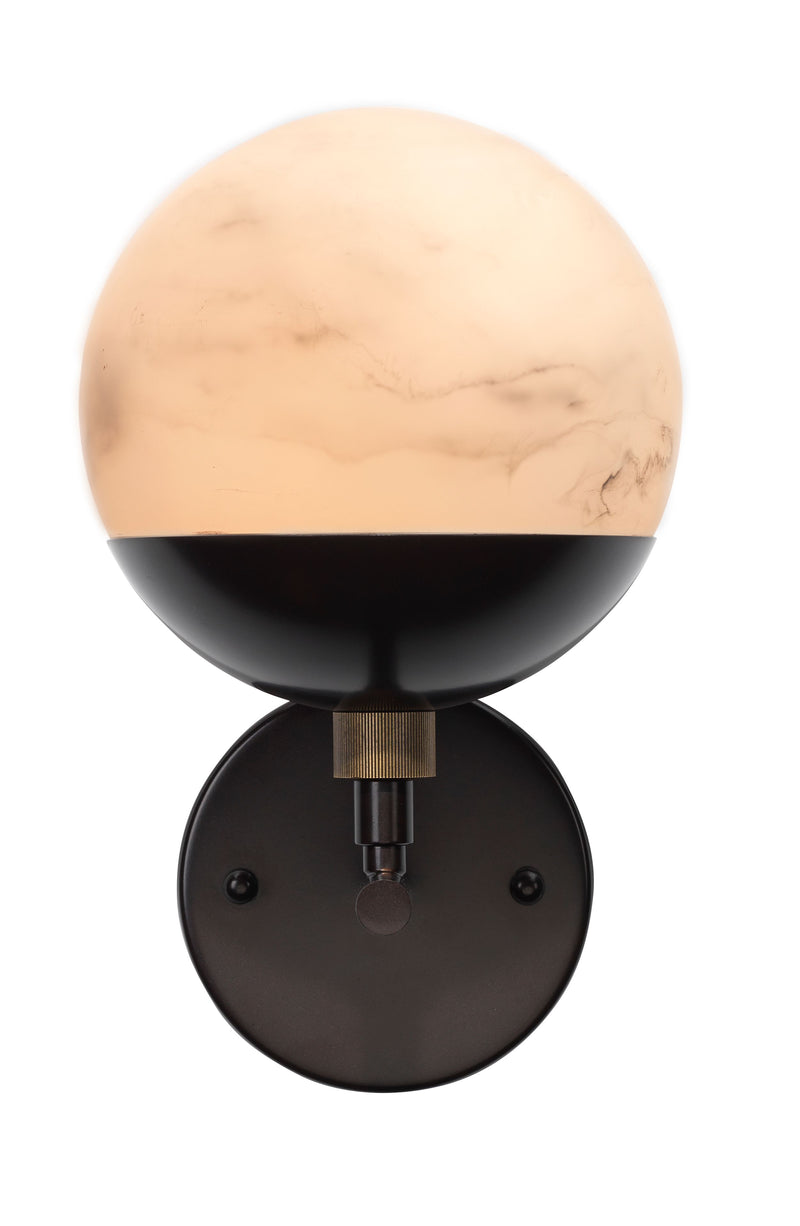 Metro Alabaster Wall Sconce-Fullstarlighting