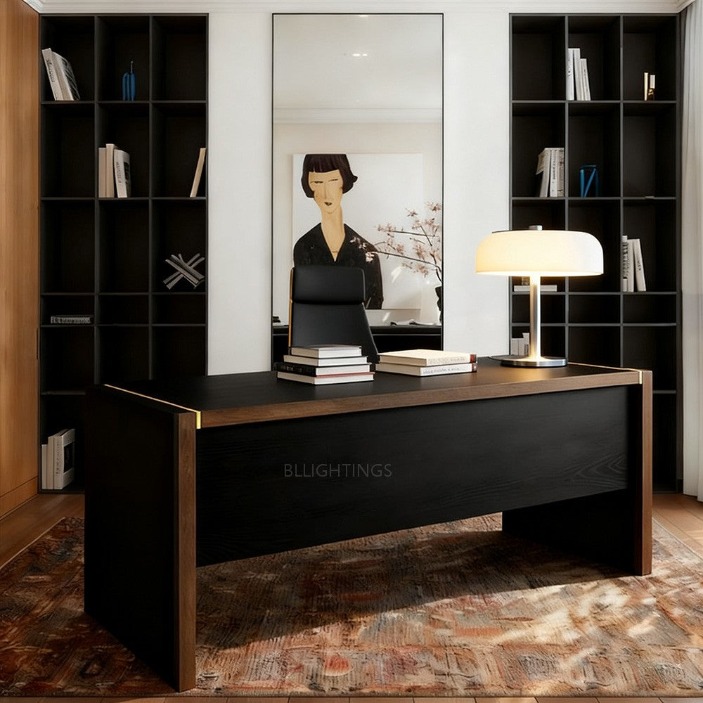 Mihaile Executive Desk-Fullstarlighting