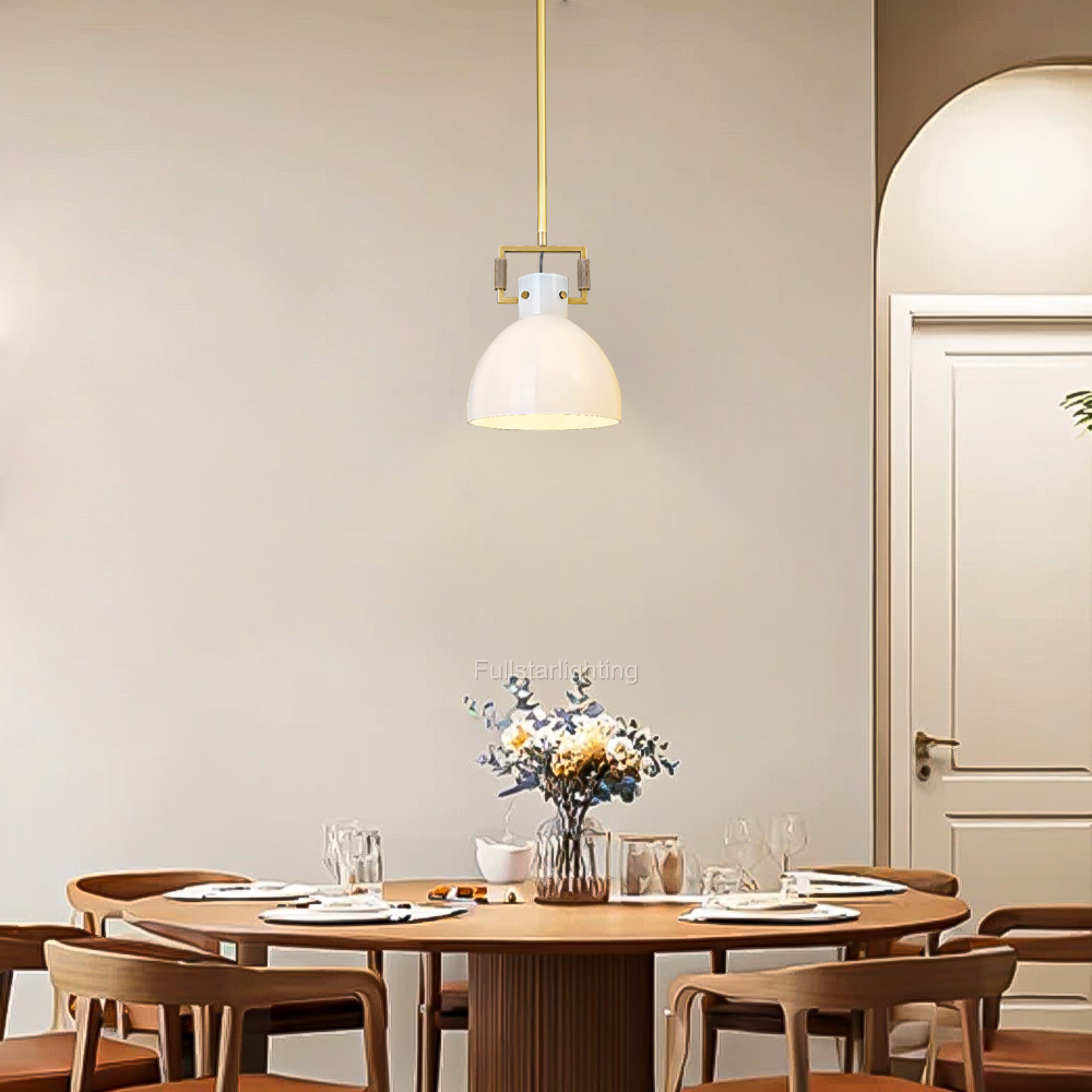 Machini Milk Glass Cloche Pendant-Fullstarlighting