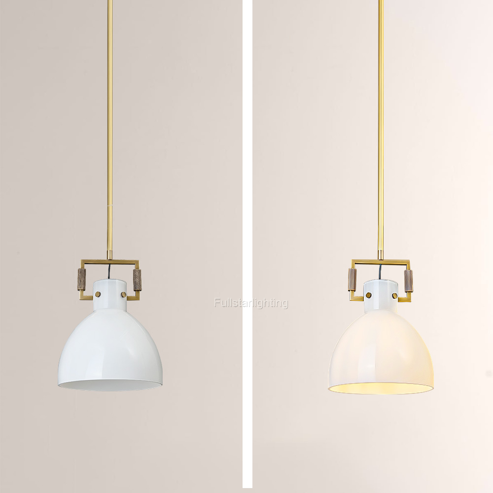 Machini Milk Glass Cloche Pendant-Fullstarlighting