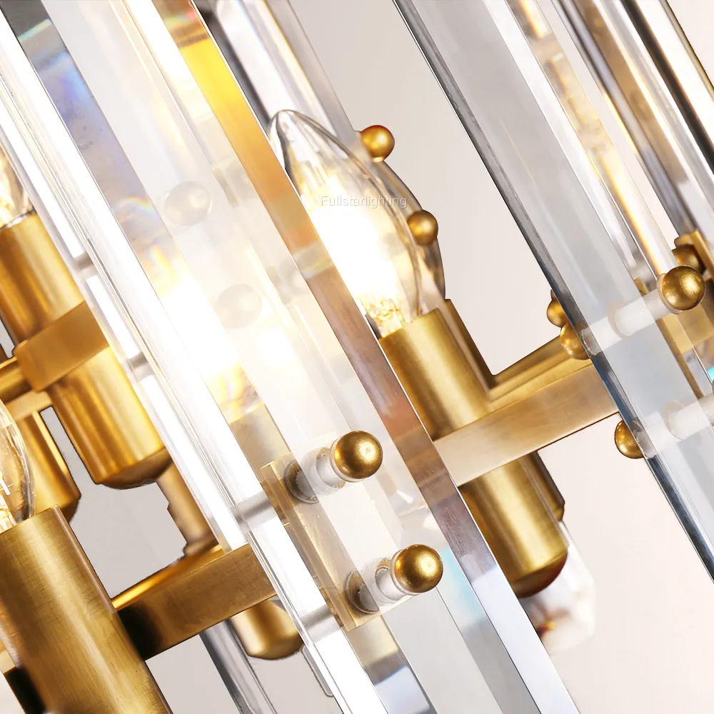 Brous Prism Round Chandelier 24"