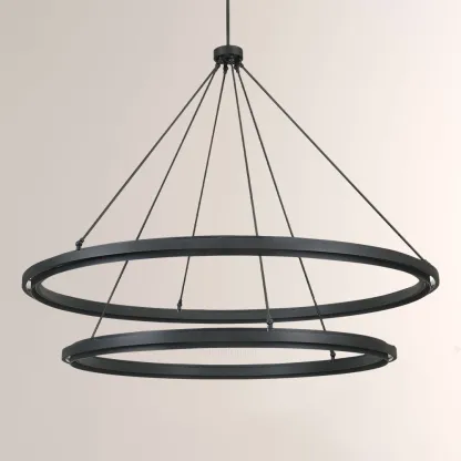 Pera 2-Tier Round Chandelier 60"