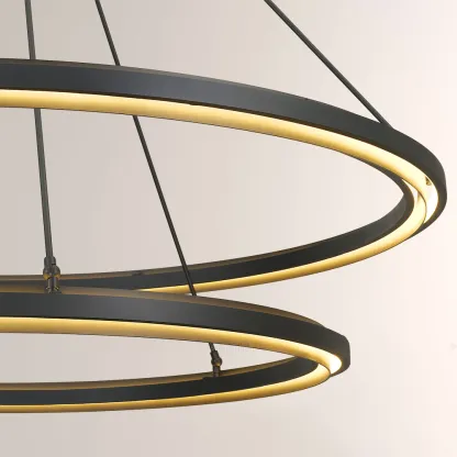 Pera 2-Tier Round Chandelier 60"