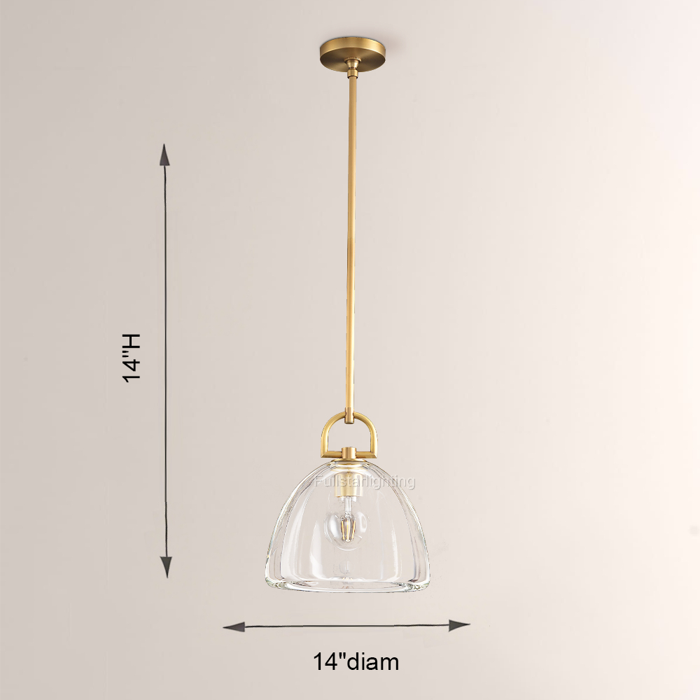 Bony Dome Pendant-Fullstarlighting