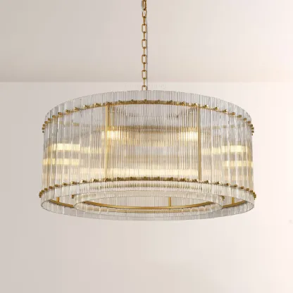 Sennie Round Chandelier 48"-Fullstarlighting