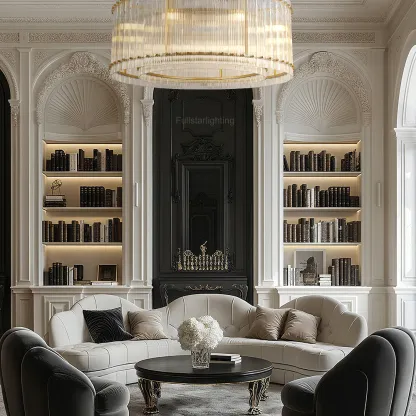 Sennie Round Chandelier 48"-Fullstarlighting