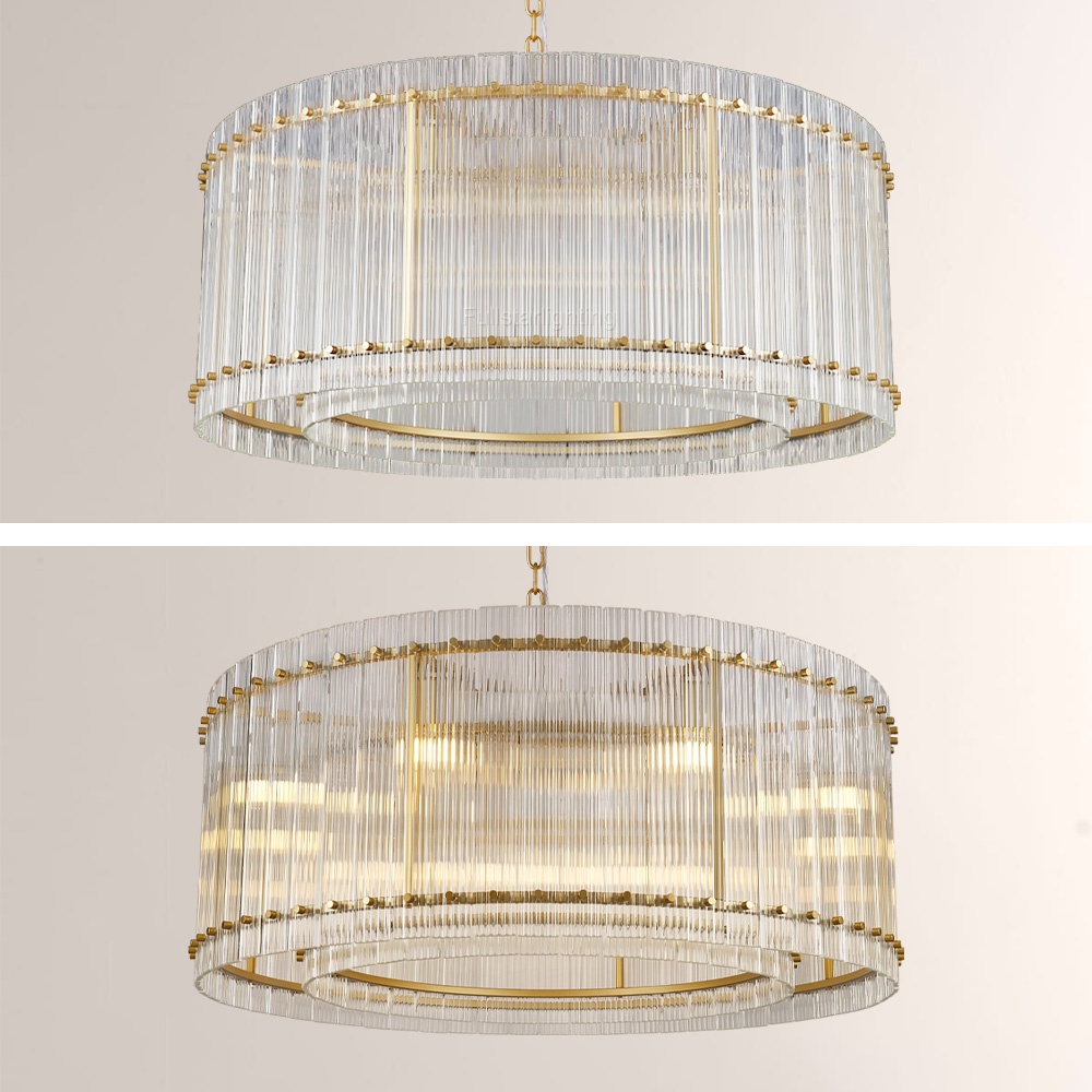Sennie Round Chandelier 48"-Fullstarlighting