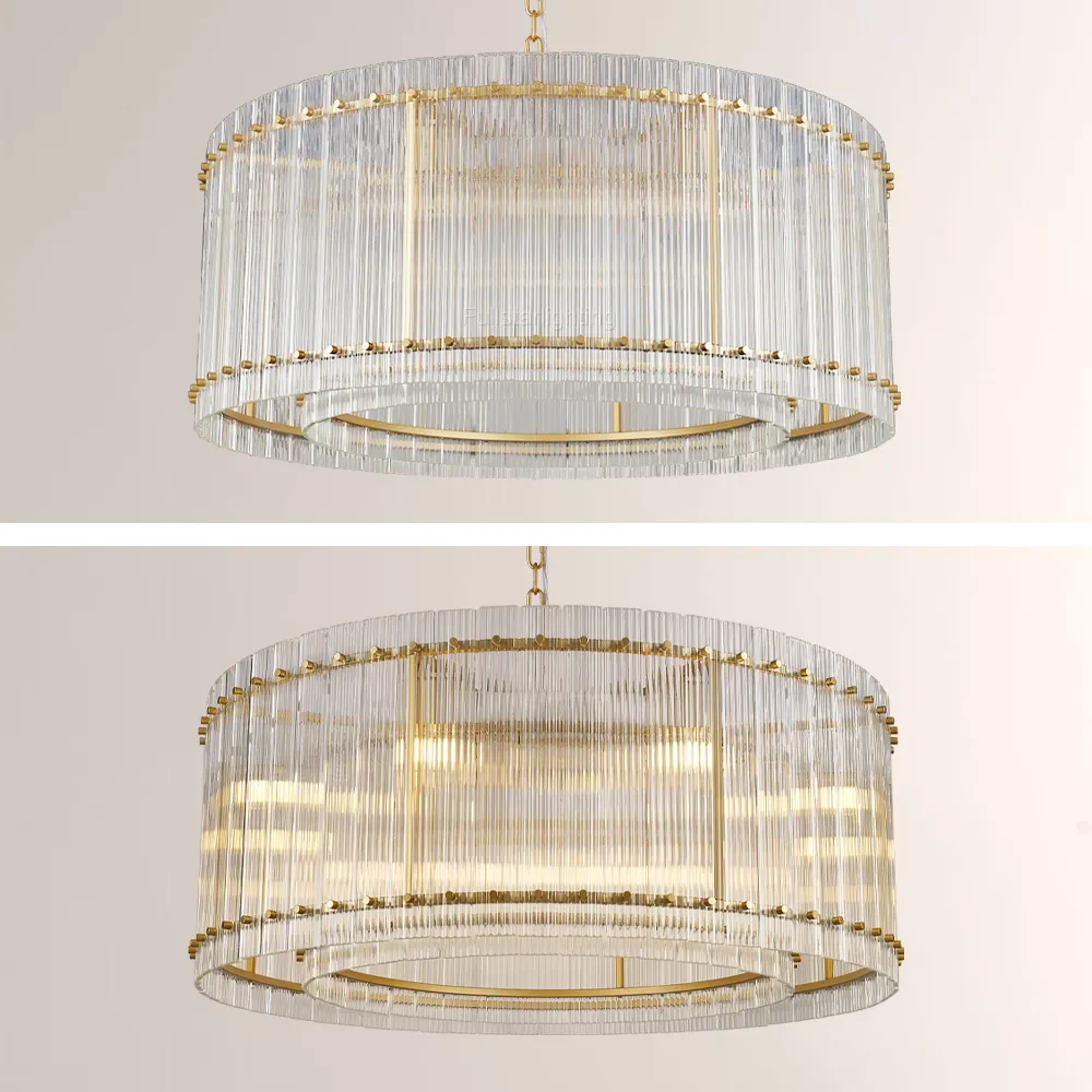 Sennie Round Chandelier 48"-Fullstarlighting