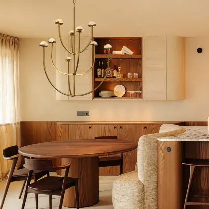 Pedra Round Chandelier 40"