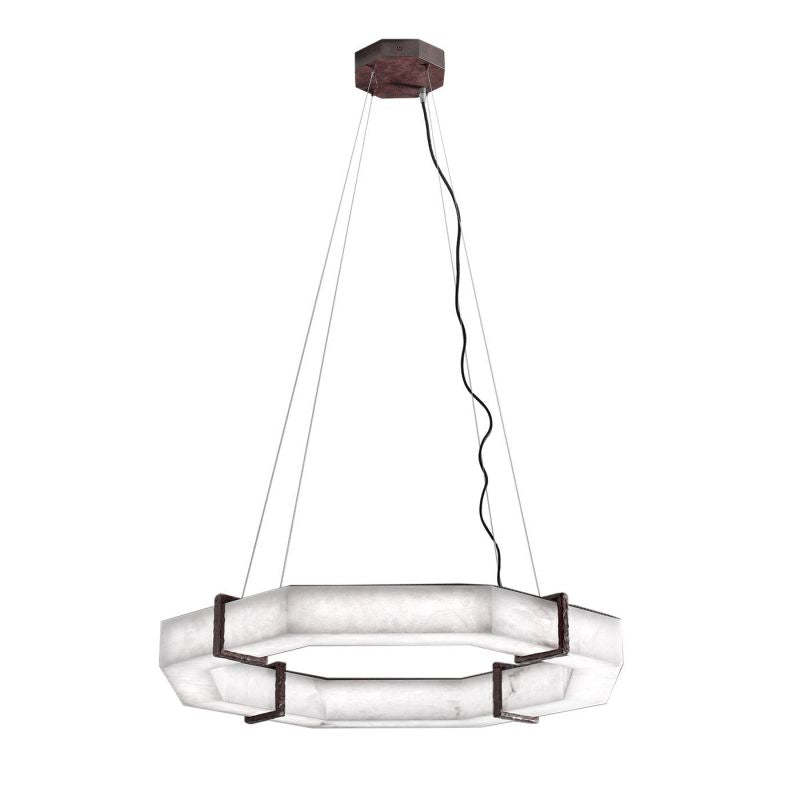 Modern Creative Retro Alabaster Chandelier-Fullstarlighting