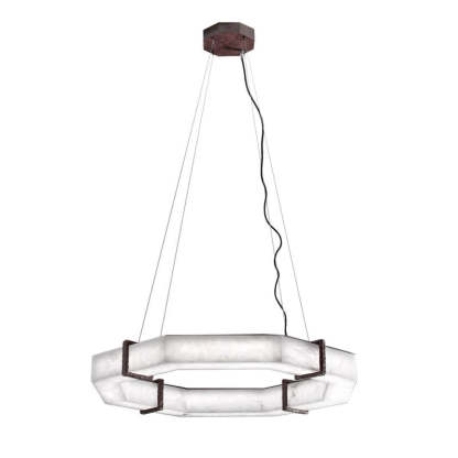 Modern Creative Retro Alabaster Chandelier-Fullstarlighting