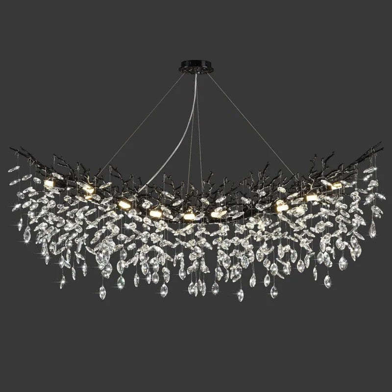 Modern Crystal Tree Branch Chandelier-Fullstarlighting
