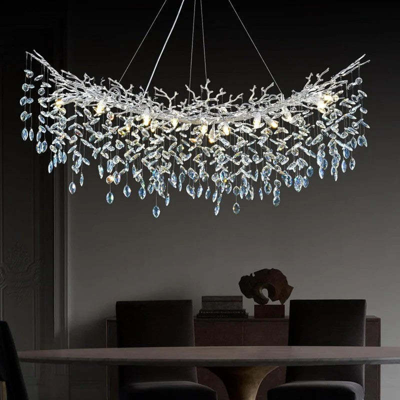 Modern Crystal Tree Branch Chandelier-Fullstarlighting