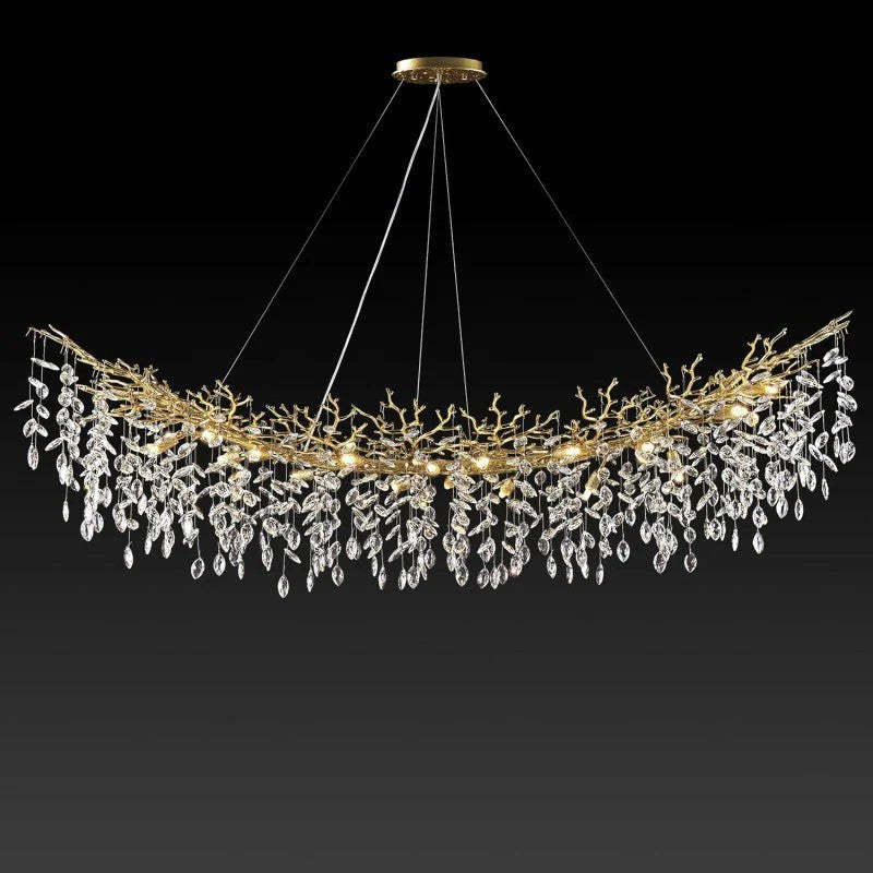 Modern Crystal Tree Branch Chandelier-Fullstarlighting