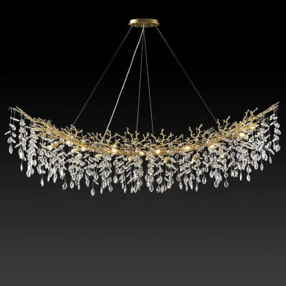 Modern Crystal Tree Branch Chandelier-Fullstarlighting
