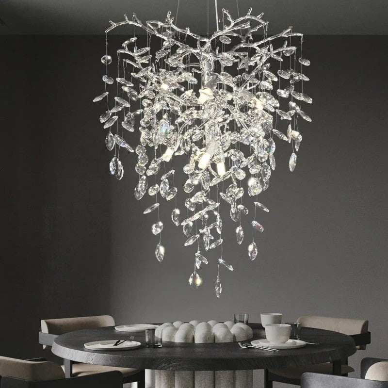 Modern Crystal Tree Branch Chandelier-Fullstarlighting