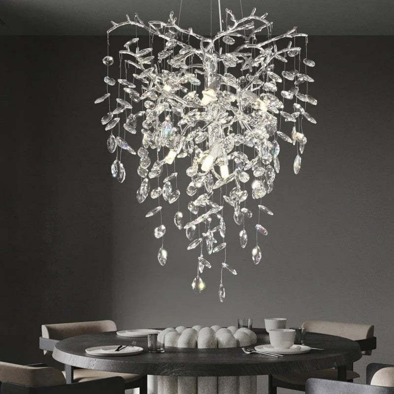 Modern Crystal Tree Branch Chandelier-Fullstarlighting