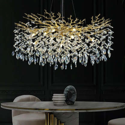 Modern Crystal Tree Branch Chandelier-Fullstarlighting