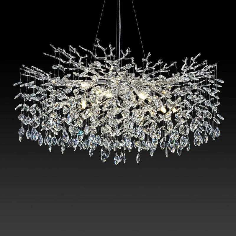 Modern Crystal Tree Branch Chandelier-Fullstarlighting