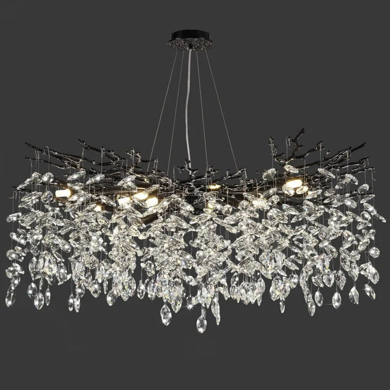 Modern Crystal Tree Branch Chandelier-Fullstarlighting