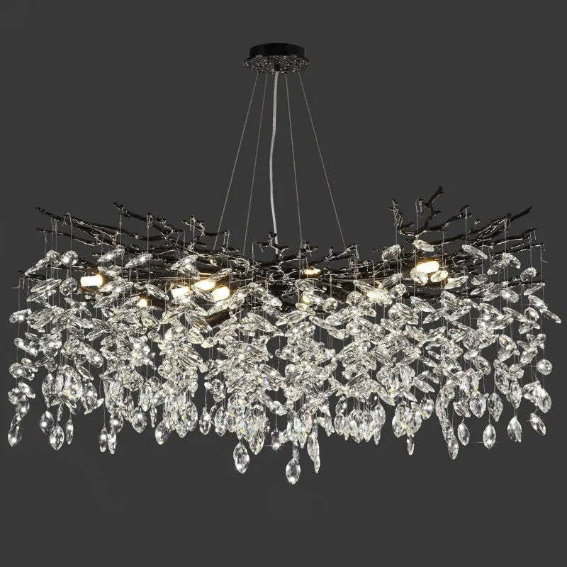 Modern Crystal Tree Branch Chandelier-Fullstarlighting
